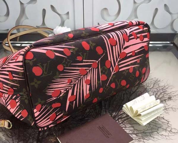 ルイヴィトン モノグラム スーパーコピージャングルドット プリント入り ネヴァーフルMM M41979